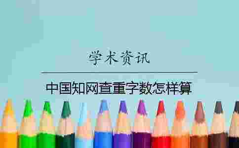 中國學術查重字數怎樣算 中國學術查重字數怎樣算